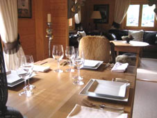 Enjoy Gourmet meals in the spacious dining room
